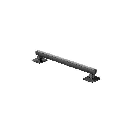 Moen Voss 18in Designer Grab Bar in Matte Black YG5118BL